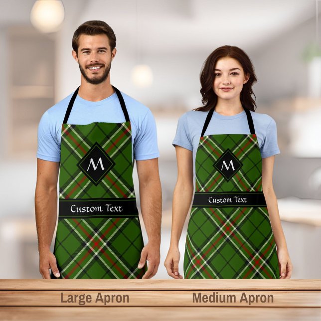 Green, Black, Red and White Tartan Apron (Creator Uploaded)