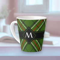 Green, Black, Red and White Tartan