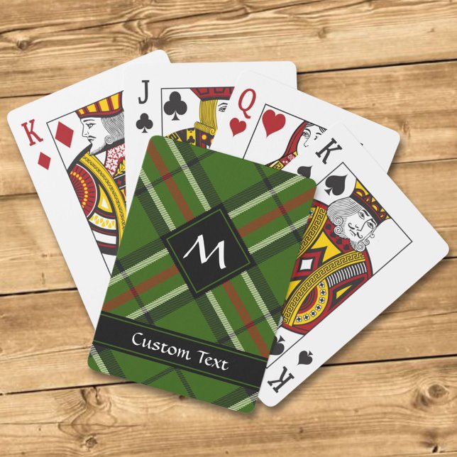 Green, Black, Red and White Tartan Playing Cards (Creator Uploaded)