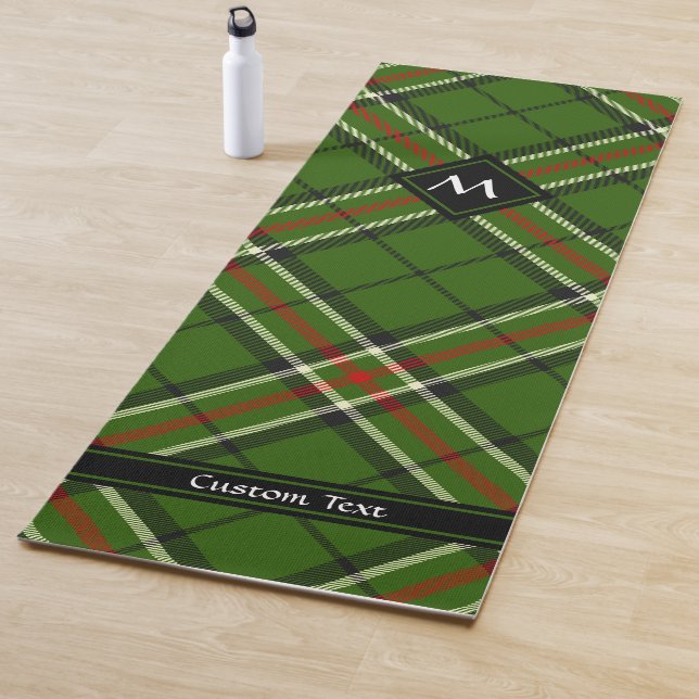 Green, Black, Red and White Tartan Yoga Mat (In Situ)