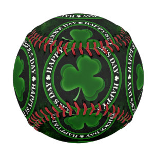 green/black Shamrock St Patrick's Day Thunder_Cove Baseball