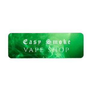 Green Black Smoke Vape Shop Business