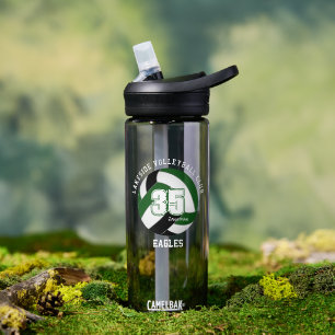 green black volleyball team colours w jersey numbe water bottle