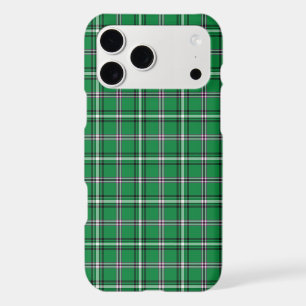 Green Black White Plaid Classic iPhone Case