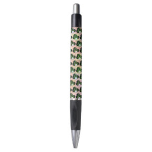 Green Block Art Lawn Bowls Pattern, Pen