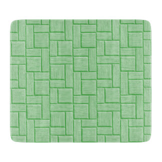 Green Block Glass Cutting Board