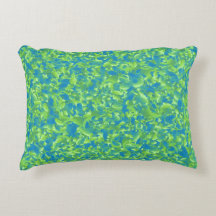 Green Blue Abstract Geometric Pattern