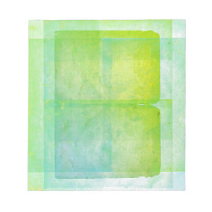 Green Blue Acid Dye Fabric Look Notepad