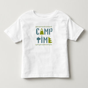 Green Blue Camp Time Nature Shirt