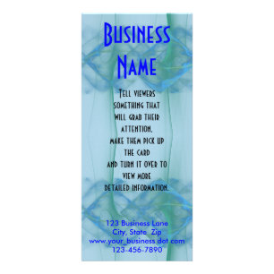 Green Blue Diamond Echo Rack Card
