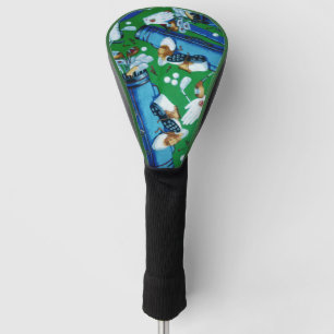 Green & Blue Golf Theme Head Cover