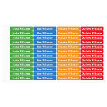 Green, Blue, Orange, Red Family Waterproof