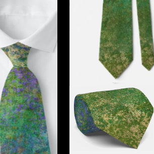 Green Blue Peacock Colour Abstract Neck Tie Neckti
