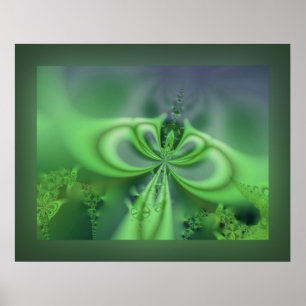 green blue poster