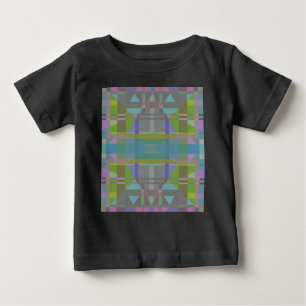 Green Blue Purple Geometric Baby T-Shirt
