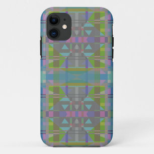 Green Blue Purple Geometric Case-Mate iPhone Case