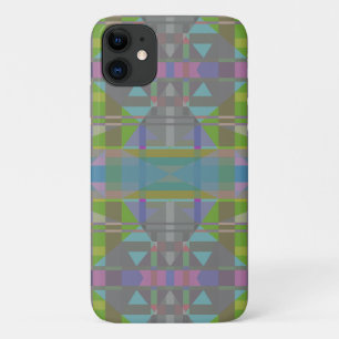 Green Blue Purple Geometric Case-Mate iPhone Case
