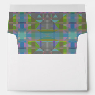 Green Blue Purple Geometric Envelope