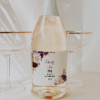 Green Blush Burgundy Floral Bridal Shower