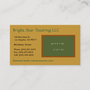 Green Board GL T/T Business Card