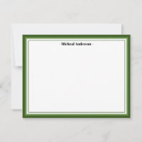 Green Border Classic Personalised 