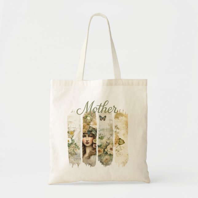 Green Botanica Tote Bag (Front)