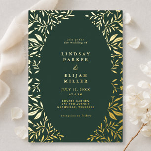 Green Botanical Luxury Wedding
