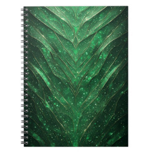 Green Botanical Texture For Nature Lovers Notebook