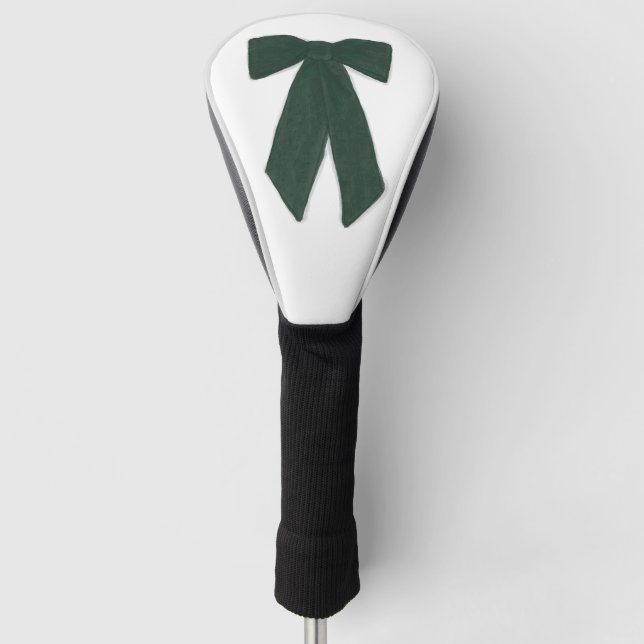 Green Bow Golf Head Cover (Front)