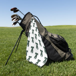 Green Bow Golf Towel