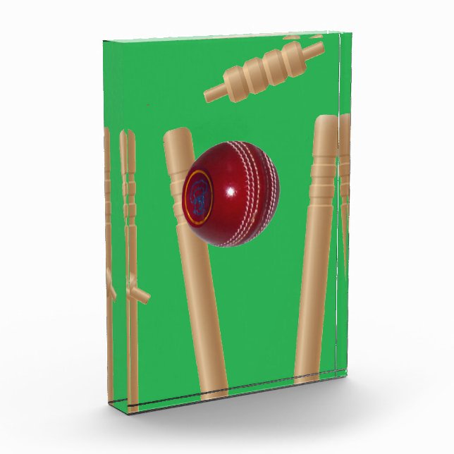 Green Bowled At Cricket, Photo Block (Left)