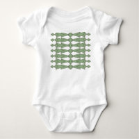 Green Bowties Baby Bodysuit