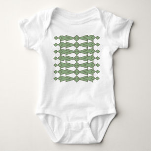 Green Bowties  Baby Bodysuit
