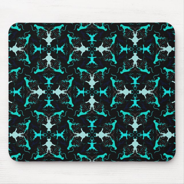 Green Boxerdogs Mouse Pad (Front)