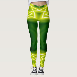 Green Boxes Leggings