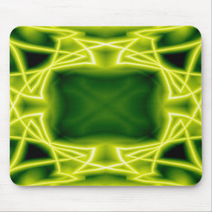 Green Boxes Mouse Pad