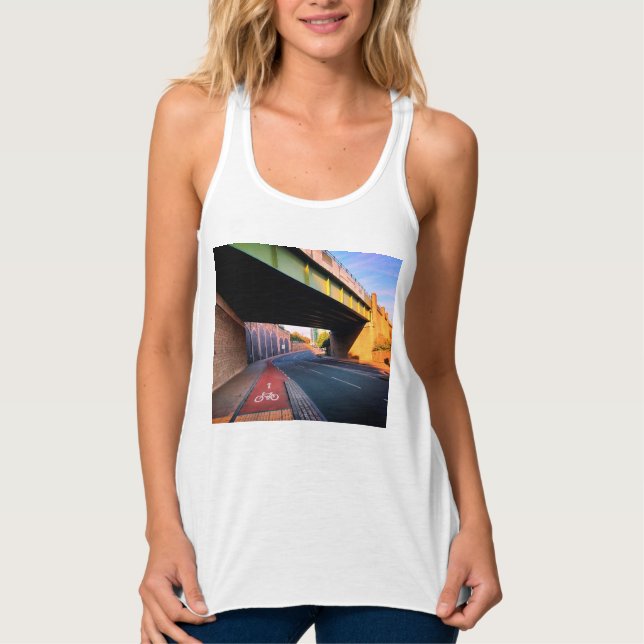 Green bridge  singlet (Front)