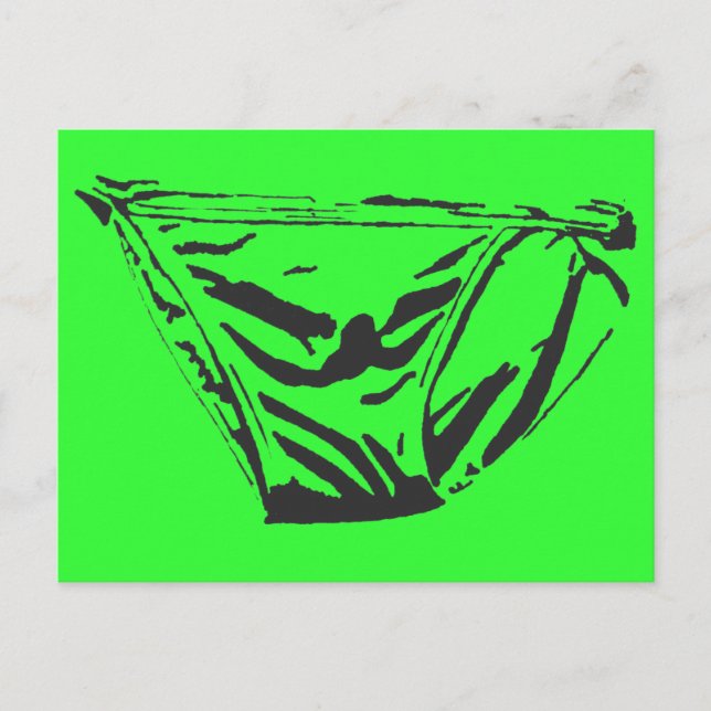Green Briefs Postcard (Front)