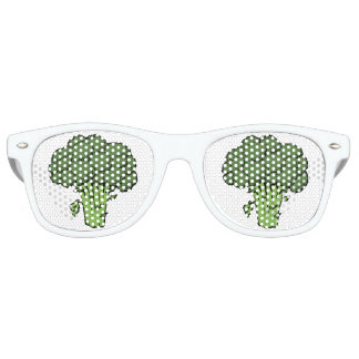 Green Broccoli Retro Sunglasses