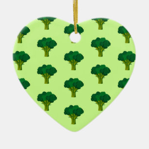 Green Broccoli Vegetable Healthy Eating Veggie Ceramic Tree Decoration