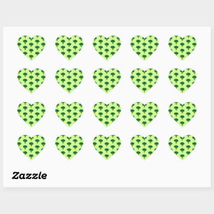 Green Broccoli Vegetable Healthy Eating Veggie Heart Sticker