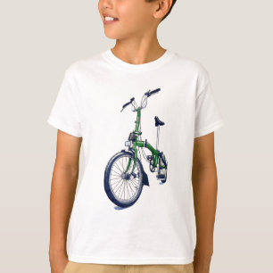 Green Brompton bicycle T-Shirt