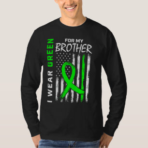 Green Brother Kidney Disease Cerebral Palsy Awaren T-Shirt