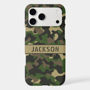 Green Brown Camouflage Personalized