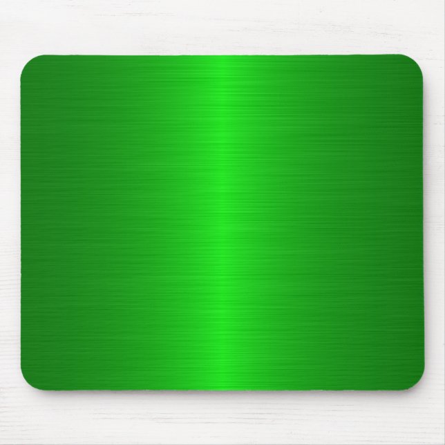 green brushed mouse pad (Front)