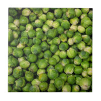 Green Brussels sprout vegetable pattern