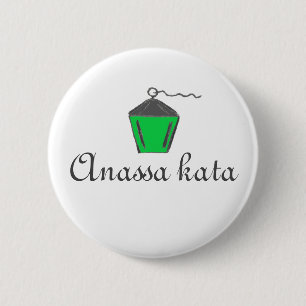 Green Bryn Mawr Lantern Anassa Kata 6 Cm Round Badge