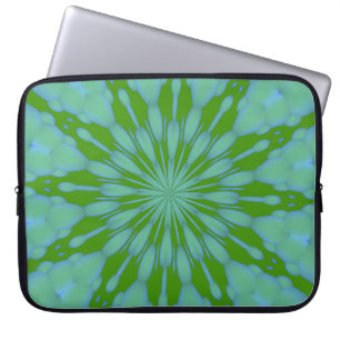 Green Bubble Zen Laptop Case