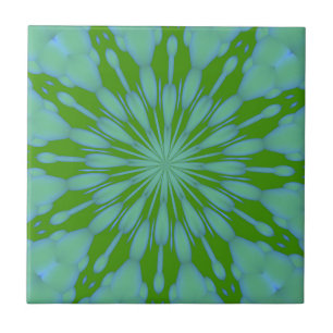 Green Bubble Zen Tile