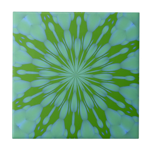 Green Bubble Zen Tile (Front)